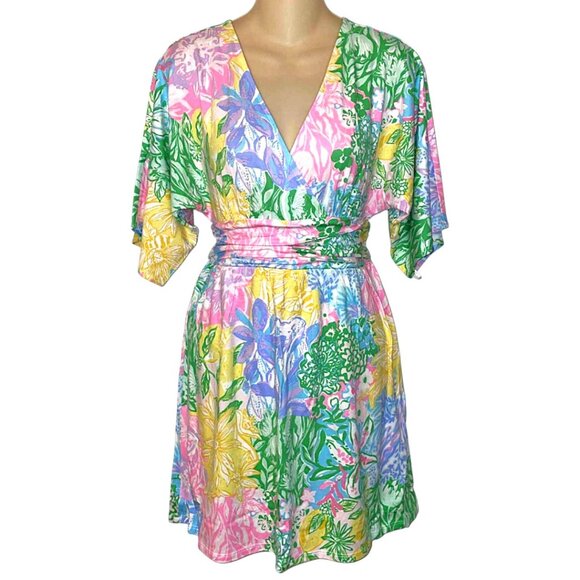 Lilly Pulitzer Parigi Knit Skort Romper in "Bright Delight Patch" NWT - Small - Picture 6 of 8